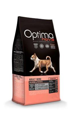OPTIMANOVA Adult Mini Sensitive Salmon & Potato - droog hondenvoer - 8kg