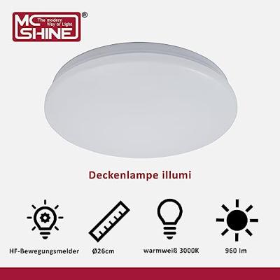 McShine LED Plafonniere 260mm 12w 3000K + sensor - 5017805 McShine LED Plafonniere 260mm 12w 3000K + sensor - 5017805