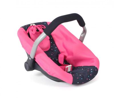 Poppen Autozitje Maxi-Cosi-stijl - Confetti Pink Poppen Autozitje Maxi-Cosi-stijl - Confetti Pink