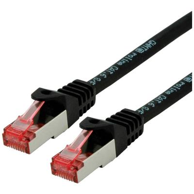 ROLINE patchkabel Cat.6 S/FTP (PiMF), componentniveau, LSOH, zwart, 3 m ROLINE patchkabel Cat.6 S/FTP (PiMF), componentniveau, LSOH, zwart, 3 m