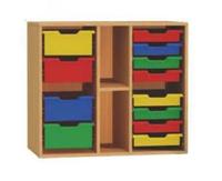 Multi-functionele Kist Faibo Blauw Polypropyleen 14 L - thumbnail