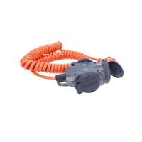 AS Schwabe 70414 Stroom Verlengkabel 16 A Oranje, Zwart 5.00 m H07BQ-F 3G 1,5 mm² Spiraalkabel - thumbnail