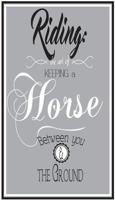 QHP Riding tekstbord maat:-leeg- - thumbnail