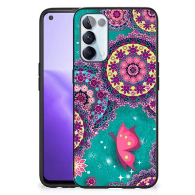 OPPO Reno5 5G | Find X3 Lite Leuk Telefoonhoesje Cirkels en Vlinders