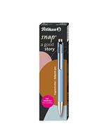 Pelikan Snap Metalic K10 821278 Balpen Kleur inkt: Blauw 1 stuk(s) - thumbnail