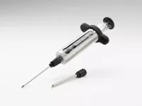 Napoleon Rvs marinade injectiespuit + 2 naalden - thumbnail