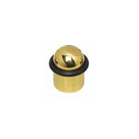 Intersteel Deurstop met ring - messing gelakt - thumbnail