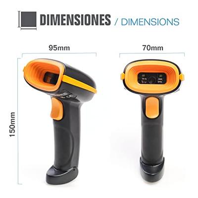 Barcodelezer iggual L2DBT 300 scan/s LED Bluetooth Zwart