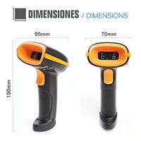 Barcodelezer iggual L2DBT 300 scan/s LED Bluetooth Zwart - thumbnail