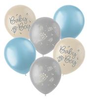 Ballonnen Blooming Baby Boy (6st) - thumbnail