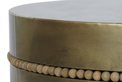 Bijzettafel DKD Home Decor 76 x 76 x 42 cm Gouden Metaal Bijzettafel DKD Home Decor 76 x 76 x 42 cm Gouden Metaal