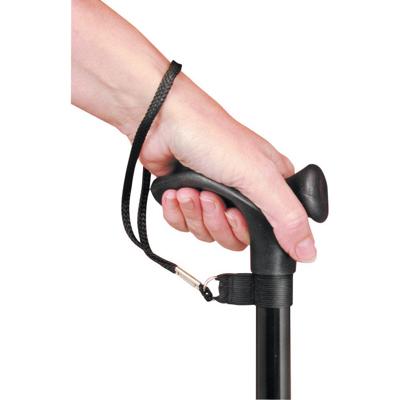 Polsbandje voor wandelstok zwart