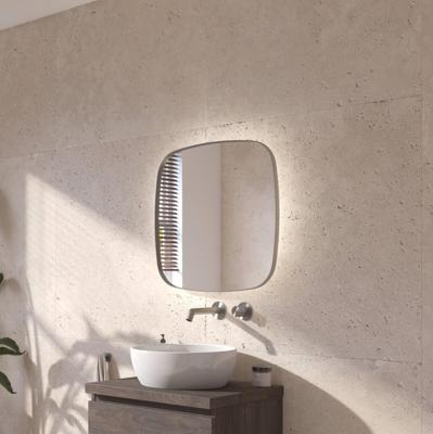 Ben Beau Spiegel 60x4x60 cm Geborsteld RVS Ben Beau Spiegel 60x4x60 cm Geborsteld RVS