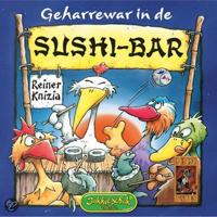 999 Games Geharrewar in de Sushibar Dobbelspel - thumbnail