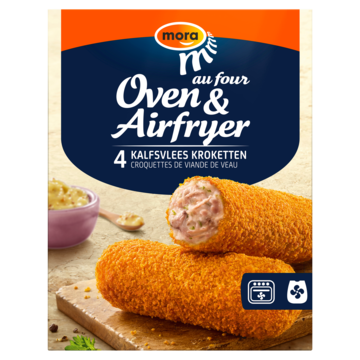 Mora Oven & Airfryer Kalfsvlees Kroketten 4 x 75 g bij Jumbo
