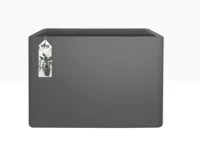 Elho Soft Brick 80x59x30cm rechthoekige plantenbak antaciet - thumbnail