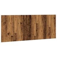 Hoofdeinde 200x1,5x80 cm bewerkt hout oud houtkleurig - thumbnail