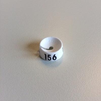 MB wit/zwart 156 voor op kledinghanger