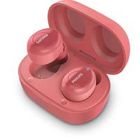 Philips Audio T2205RD/00 In-Ear Oordopjes met Microfoon, Volledig Draadloze Oordopjes (Bluetooth, Spraakassistent, Lange Afspeeltijd, Spatwaterbestendig IPX4, Superklein Oplaadetui) Rood, 2020/2021 Model, Een maat - thumbnail