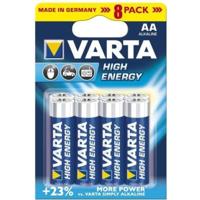 Set van 8 x AA Varta alkaline batterijen - LongLife Power - thumbnail
