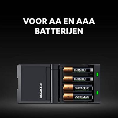 Oplader + Oplaadbare Batterijen DURACELL CEF27 2 x AA + 2 x AAA 1700 mAh 750 mAh (1 Stuks) - thumbnail
