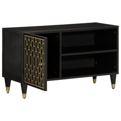 Tv-meubel 80x31x46 cm massief mangohout