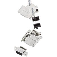 Amphenol L17D45PK-M-09+L77DE09SST D-sub female connectorset 45 ° Aantal polen: 9 Schroeven 1 stuk(s) - thumbnail