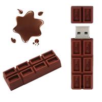 MicroDrive 8GB USB 2 0 Creative chocolade U schijf - thumbnail