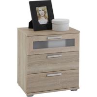 Nachtkastje Jack - 3 lades - eikenkleur - Leen Bakker - thumbnail