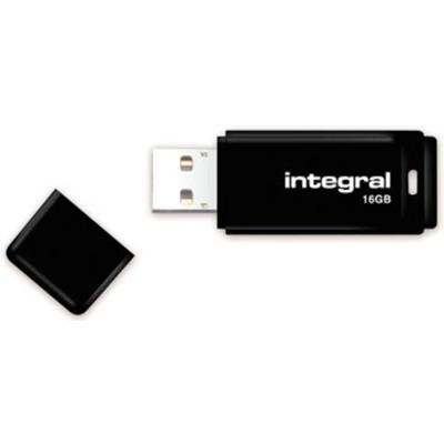Integral USB 2.0 stick, 16 GB, zwart