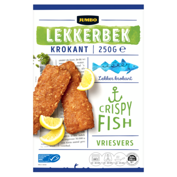 Jumbo Lekkerbek Krokant 2 stuks 250 g