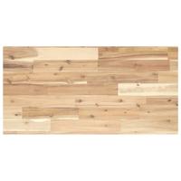 Wastafelblad 100x40x2 cm onbehandeld massief acaciahout - thumbnail