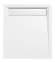 Polysan Varesa rechthoekige douchebak 90x80cm wit - thumbnail