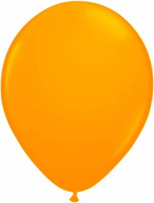 Ballonnen neon oranje 25 cm - 8 stuks