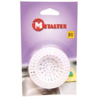 Metaltex Gootsteenfilter 2 Stuks Wit/Kunststof - thumbnail