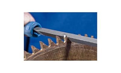 PFERD TOOLS 11277157 Driehoekige zaagvijl extra smal enkele kap 2 inclusief ergonomisch vijlheft Lengte 150 mm 1 stuk(s)