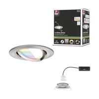 Paulmann 92439 LED-plafondlamp, LED-inbouwlamp 6 W IJzer (geborsteld) - thumbnail