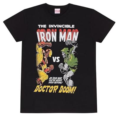 Marvel T-Shirt Iron Man vs Doom Size M