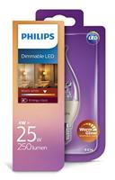 Philips Led tipcandle Warm Glow E14 4W dimbaar - thumbnail