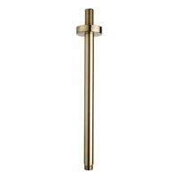 Luxe Douche-Arm Wiesbaden Rond Plafondbevestiging 30 cm Geborsteld Messing Goud - thumbnail