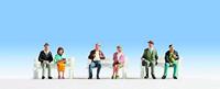 NOCH 36242 N Reizigers figuren Geverfd, Zittend - thumbnail