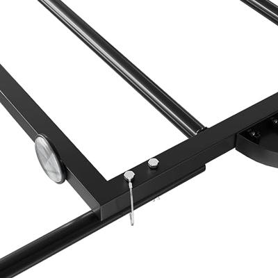 Fietstrailer 122x53x28 cm ijzer zwart - thumbnail