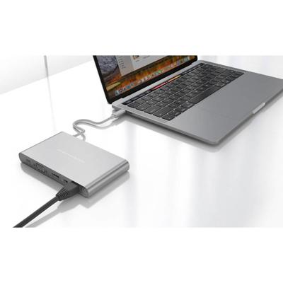 HyperDrive GN30 USB Type C Ultimate Hub, Silver