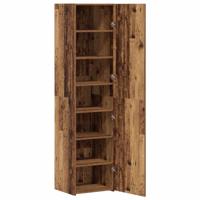 Hoge kast 2 pcs Oudhout 45 x 42,5 x 185 cm - thumbnail
