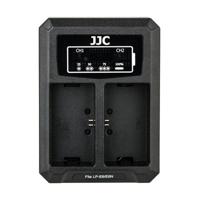 JJC DCH LPE6 USB Dual Battery Charger (voor Canon LP E6 / LP E6N accu) - thumbnail