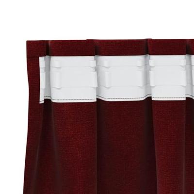 VidaXL Verduisterende gordijnen 2 pcs wijnrood 140 x 260 cm fluweel VidaXL Verduisterende gordijnen 2 pcs wijnrood 140 x 260 cm fluweel