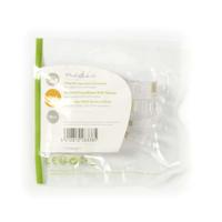 Gebruiksvriendelijke Netwerkconnector | RJ45 Male - Voor Solid Cat5 UTP-Kabels | 10 Stuks | Transparant - thumbnail