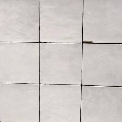 Wandtegel wit Terre D'Azur Maroc 11,5x11,5cm blanc mate