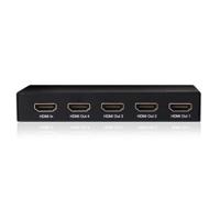 Club 3D hdmi 2.0 uhd splitter 4 ports hdmi splitter (zwart) - thumbnail