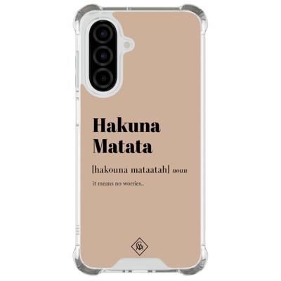 Samsung Galaxy A26 shockproof hoesje - Hakuna matata